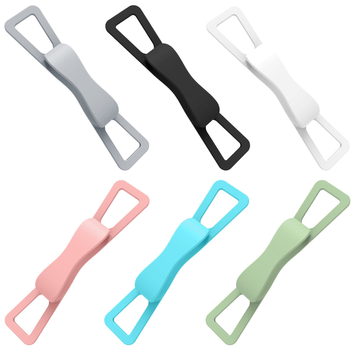 Blue Flat Plate Fixing Wrist Strap D Light Green Elastic Tablet Strap for Fingers Comfortable Adjustable for Reading – Ref 02573