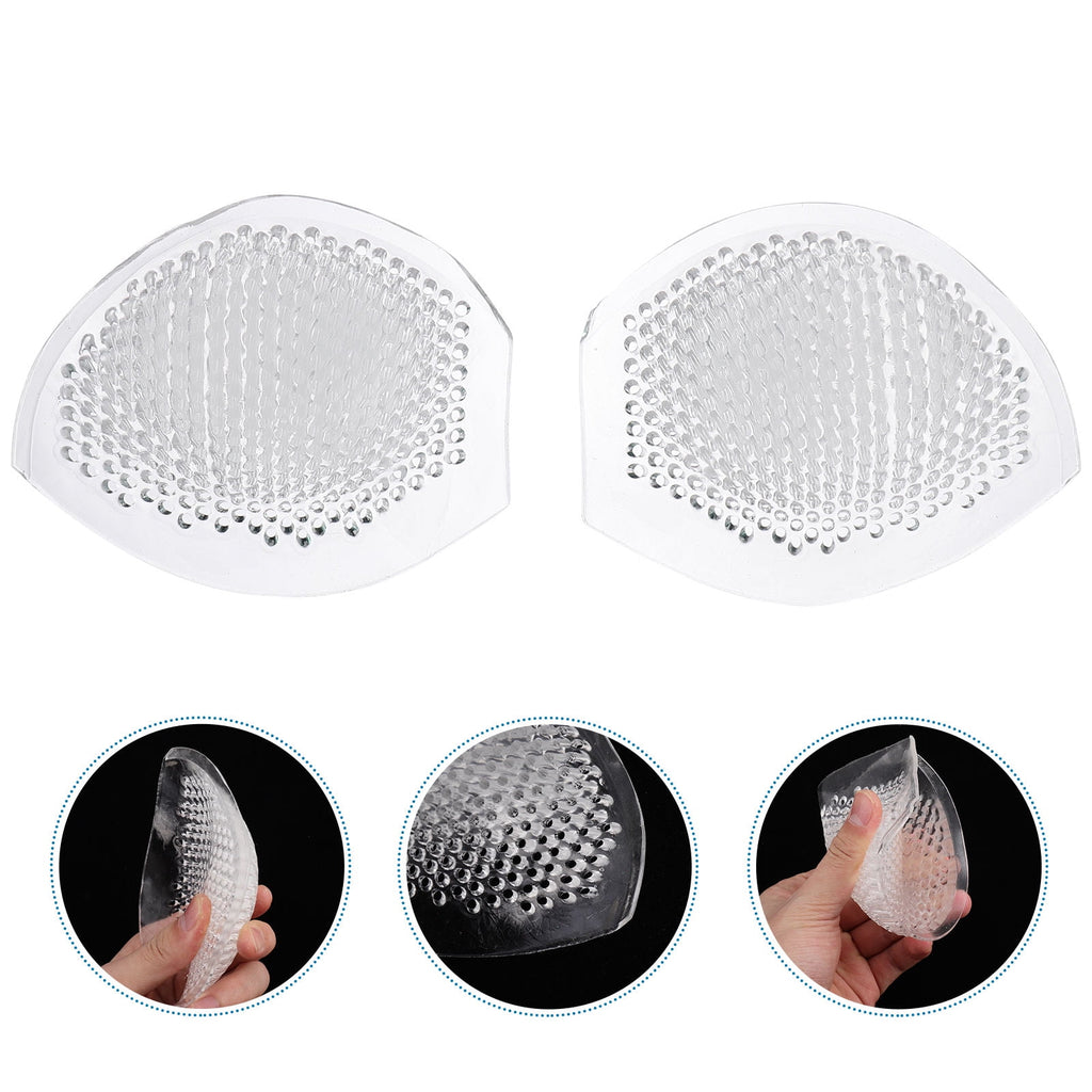 Worgeous Silicone Bra Pads for Women Transparent Reusable Cup Shaped Inserts Well Fixed Not Easy to Fall Off 1 Pair