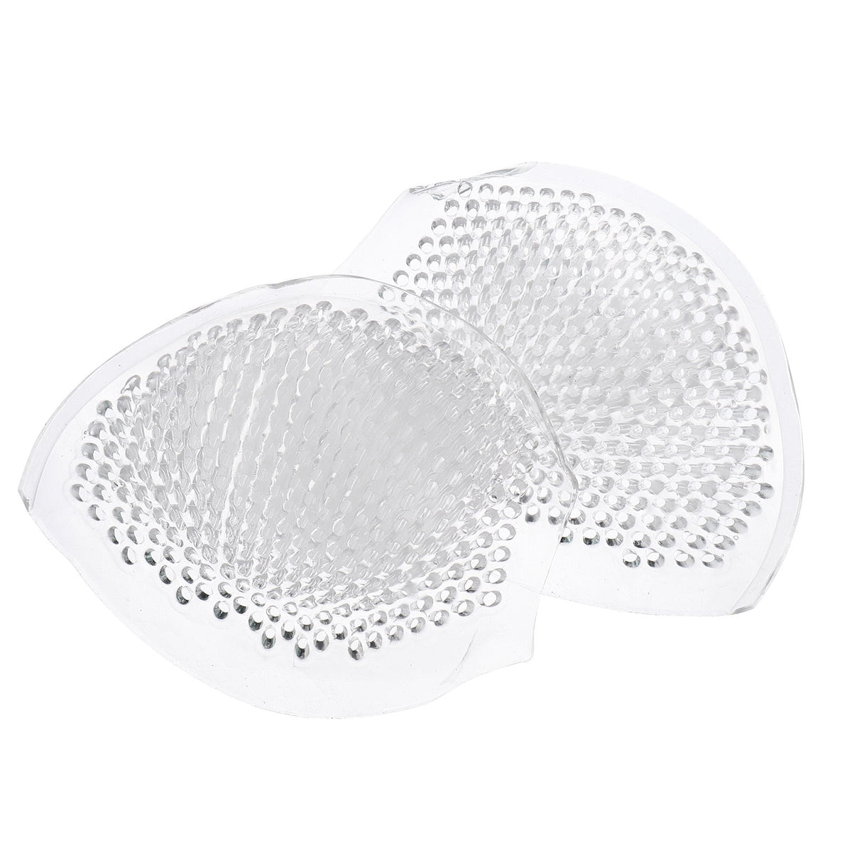 Worgeous Silicone Bra Pads for Women Transparent Reusable Cup Shaped Inserts Well Fixed Not Easy to Fall Off 1 Pair