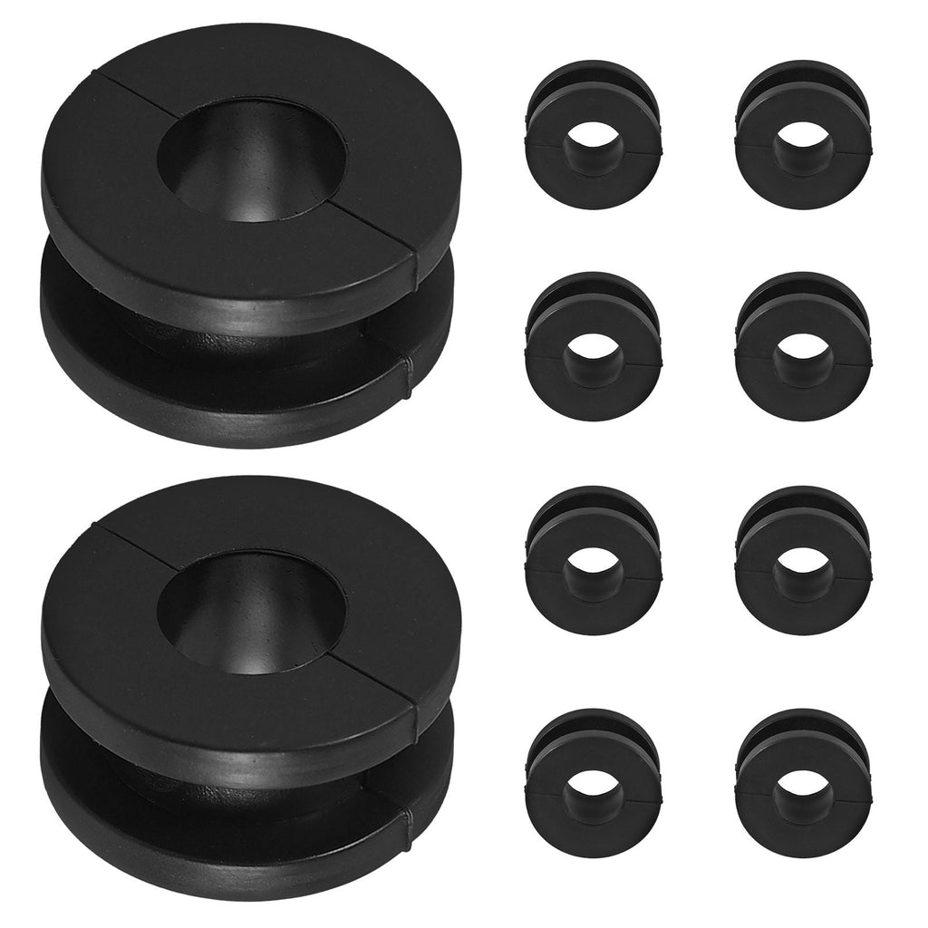 Worgeous 10 Piece Motorcycle Rear Shock Absorber Sleeve Buffer Rubber Ring Bushing Fixed Ring