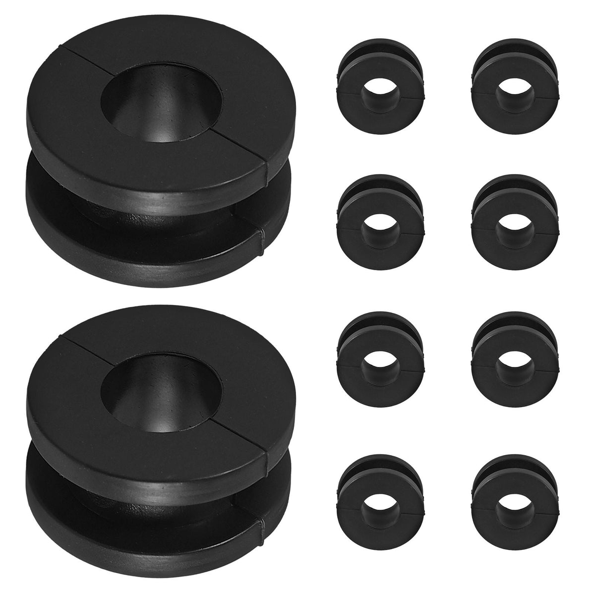 Worgeous 10 Piece Motorcycle Rear Shock Absorber Sleeve Buffer Rubber Ring Bushing Fixed Ring