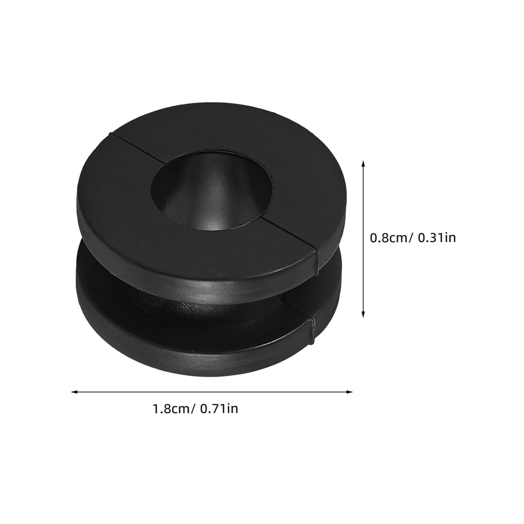 Worgeous 10 Piece Motorcycle Rear Shock Absorber Sleeve Buffer Rubber Ring Bushing Fixed Ring