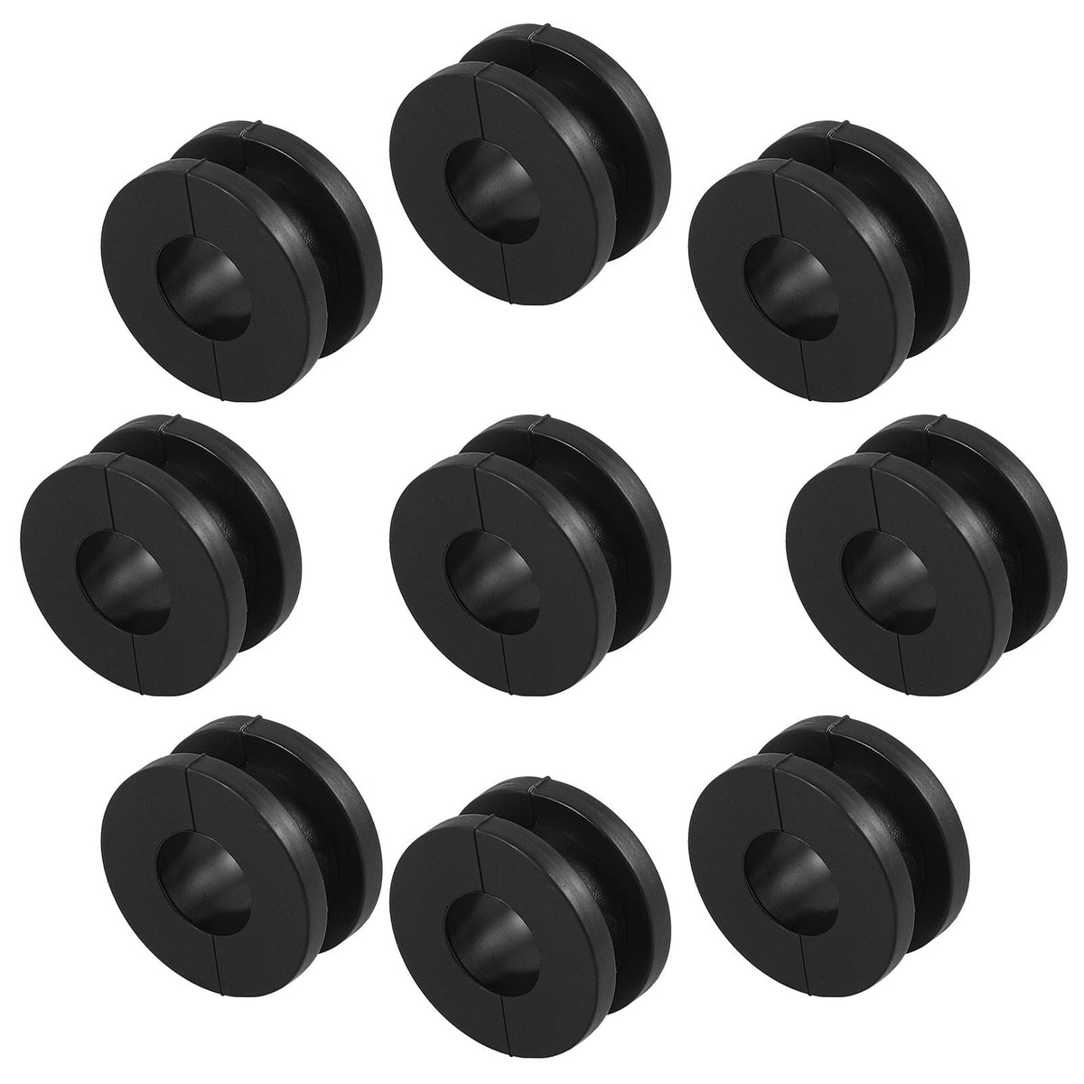 Worgeous 10 Piece Motorcycle Rear Shock Absorber Sleeve Buffer Rubber Ring Bushing Fixed Ring