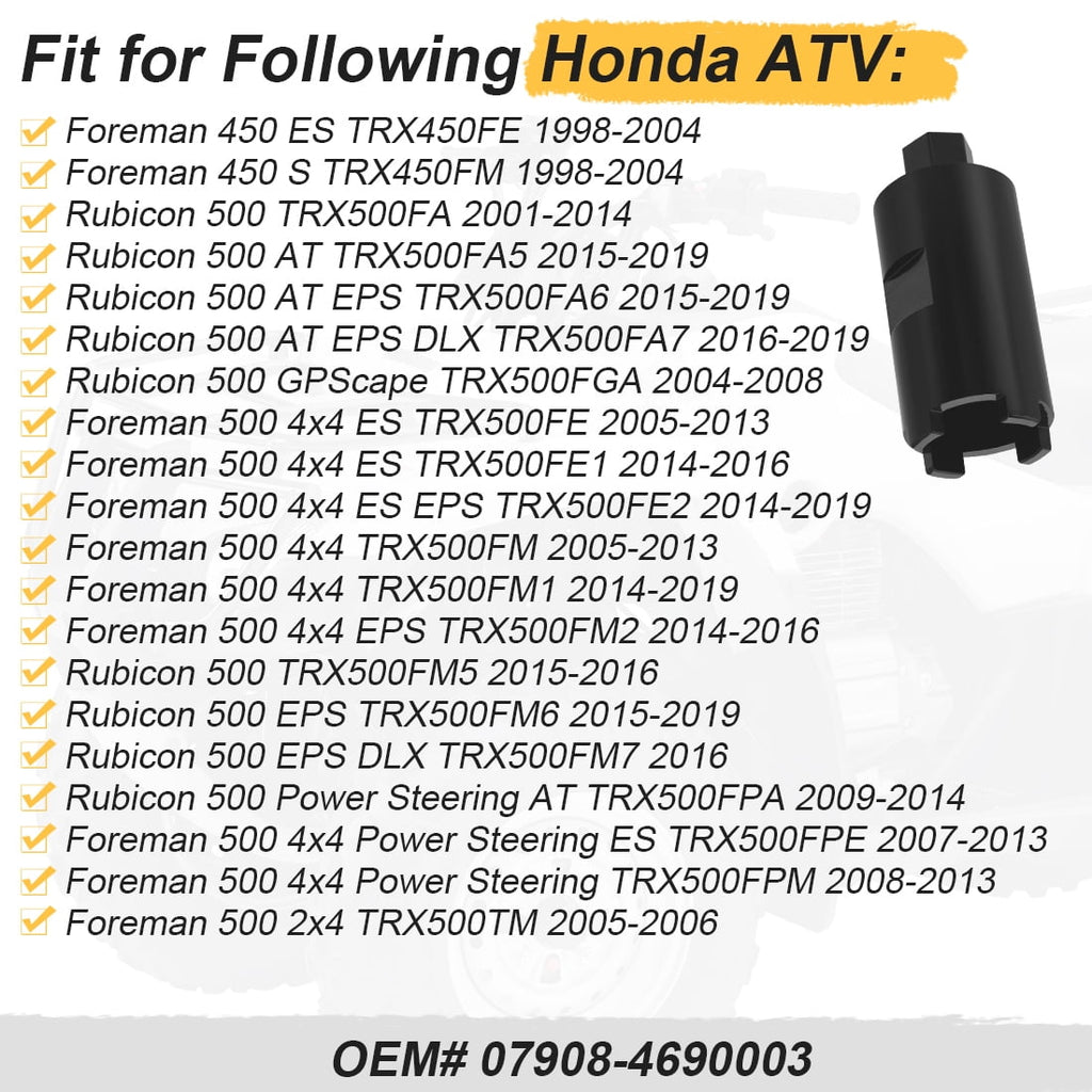Honda ATV Swingarm Lock Nut Installation Tool – 07908-4690003
