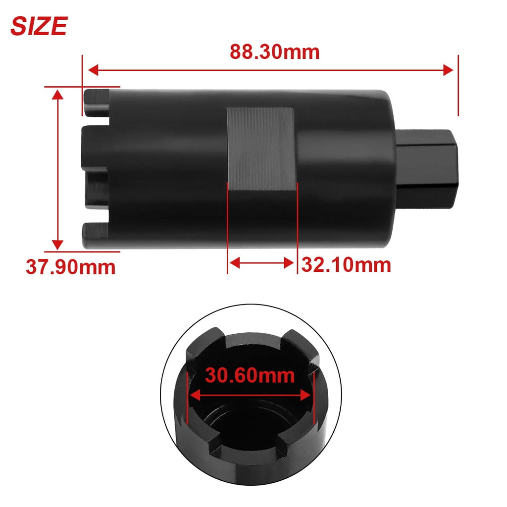 Honda ATV Swingarm Lock Nut Installation Tool – 07908-4690003