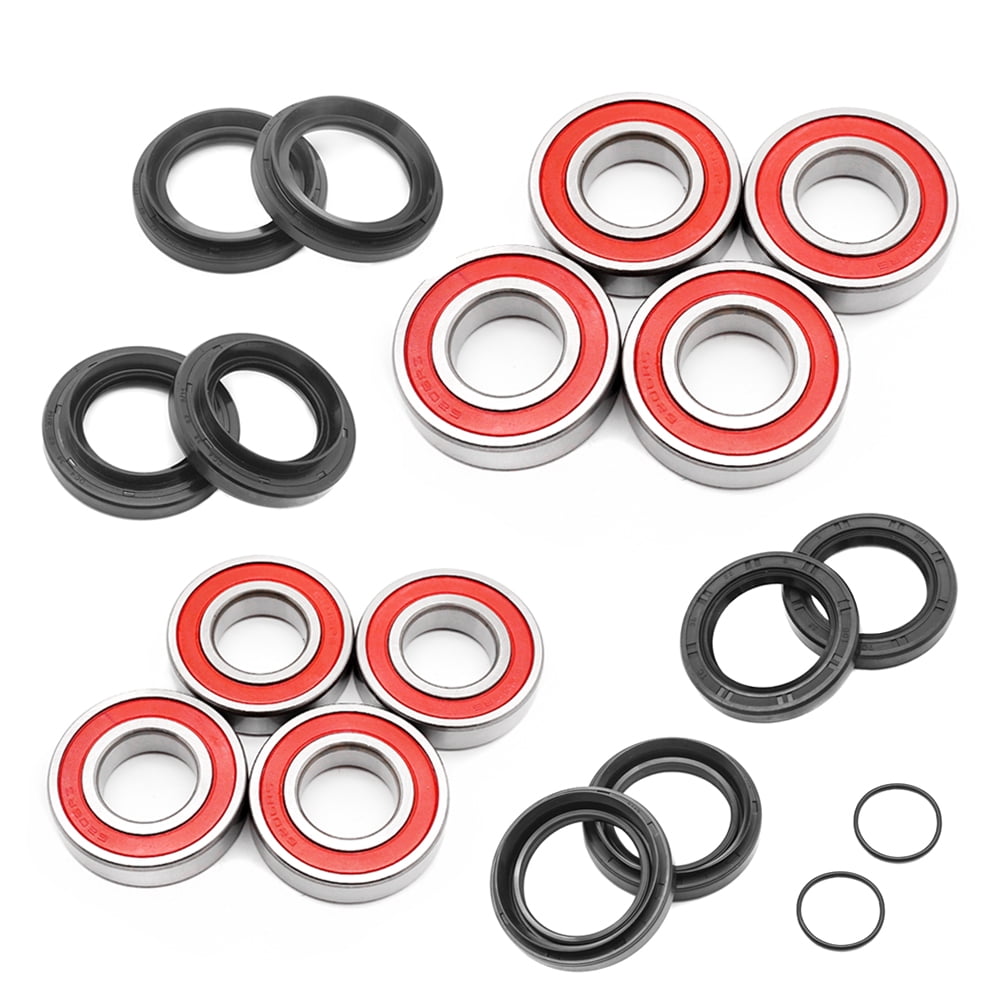 Front Rear Wheel Bearings Seals for Yamaha Rhino 450 Rhino 660 Rhino 700 2005-2013