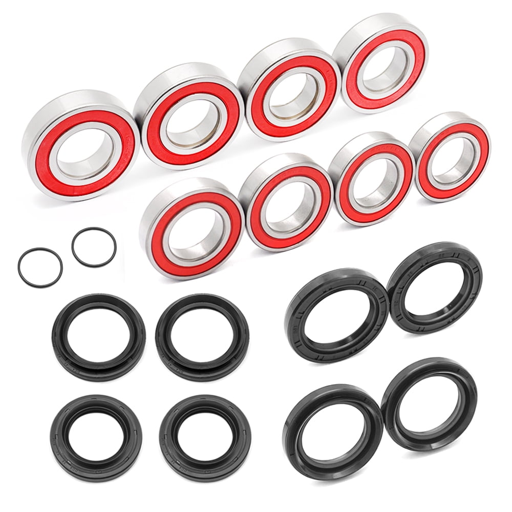 Front Rear Wheel Bearings Seals for Yamaha Rhino 450 Rhino 660 Rhino 700 2005-2013