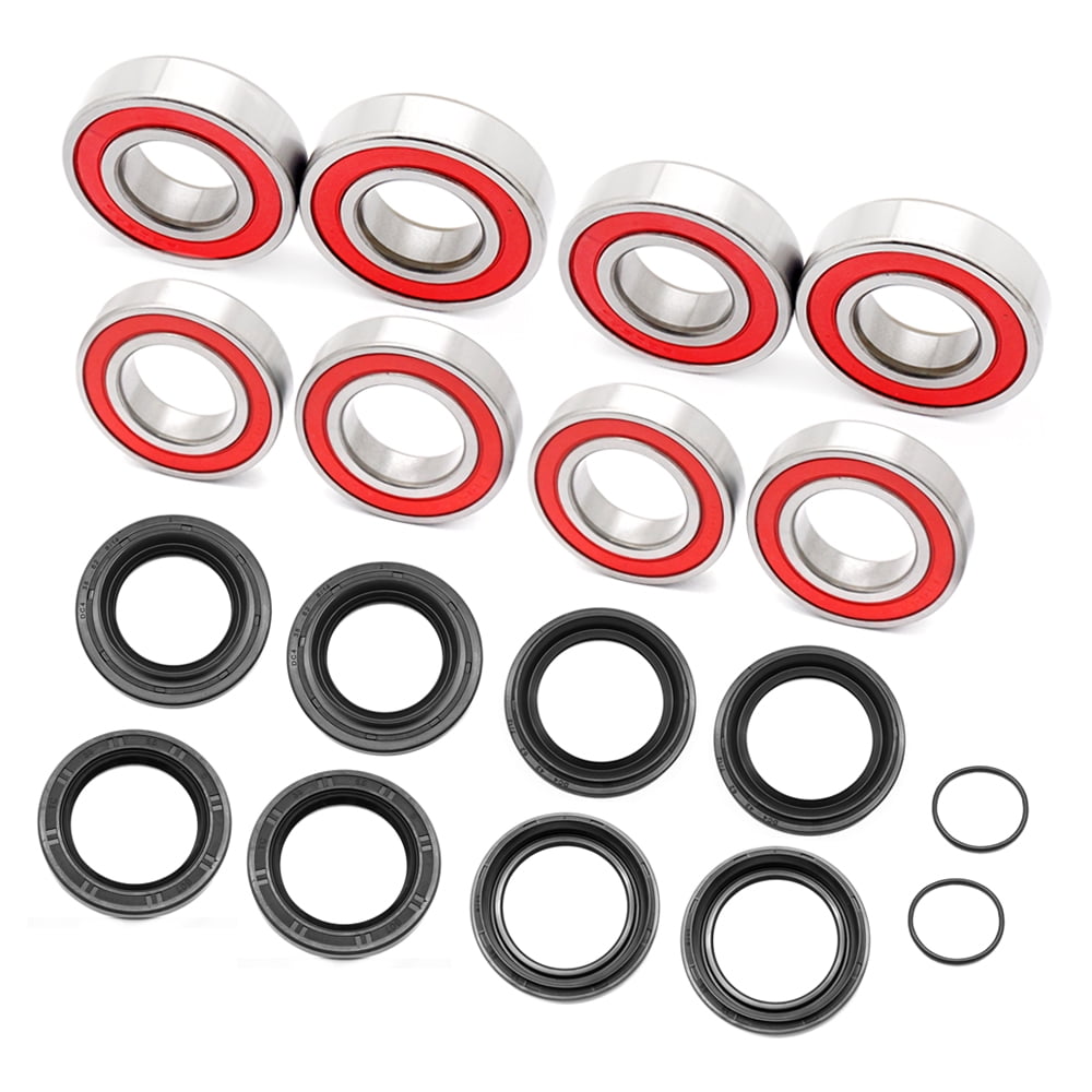 Front Rear Wheel Bearings Seals for Yamaha Rhino 450 Rhino 660 Rhino 700 2005-2013