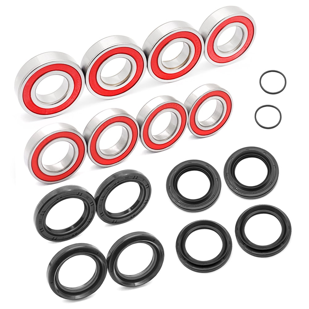 Front Rear Wheel Bearings Seals for Yamaha Rhino 450 Rhino 660 Rhino 700 2005-2013
