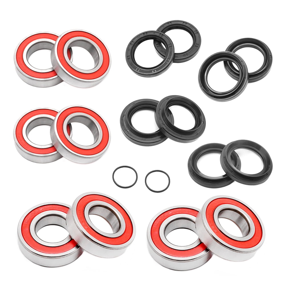 Front Rear Wheel Bearings Seals for Yamaha Rhino 450 Rhino 660 Rhino 700 2005-2013