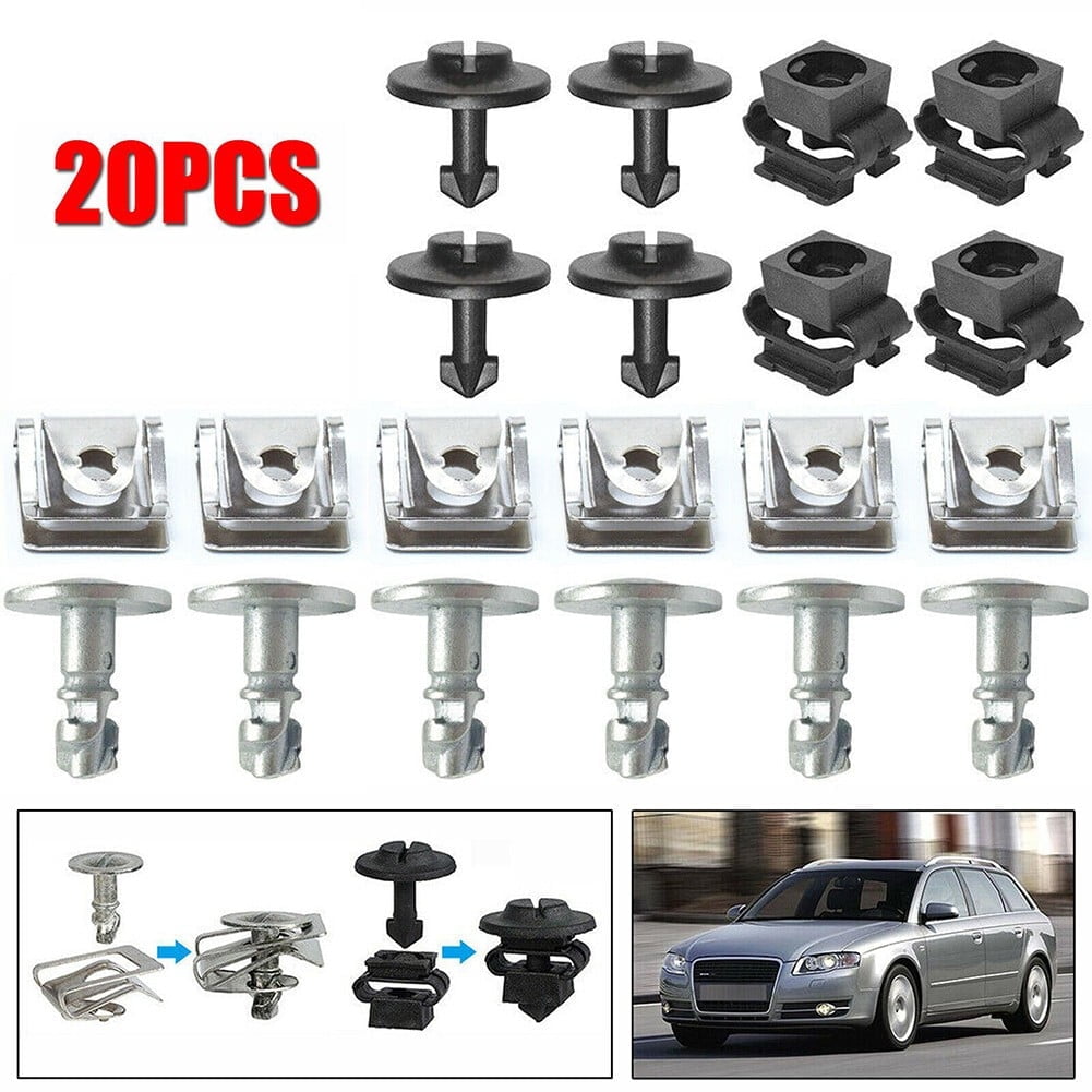 Aud A4 A6 A8 Tt Undertray Engine Under Cover Replacement Fixing Clips Screw Kit Engine Protection Screw