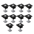 Solar Panel Adjustable Bracket Clamp Wide Photovoltaic Support Fixing PV End Clamps Mounting 30mm/35mm 10X 35mm