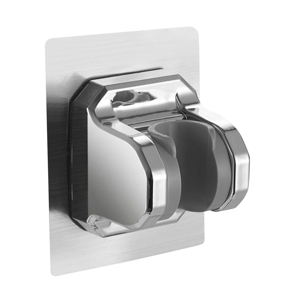 Shower Head Holder Strong Adhesive, No Drilling Wall Mount Adjustable Handheld Showerhead Bracket for RV Bathroom