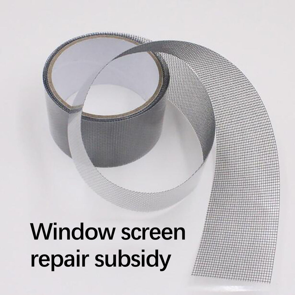 Mosquito Screen Repair Tape, Self Adhesive Fiberglass Mesh Patch for Door Window RV and Tent Screens – Ref 07263