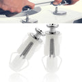 2 Piece Toilet Fixings Toilet Seat Fittings And Fixtures, Stainless Steel Toilet Seat Screws Top Fixing Toilet Seat