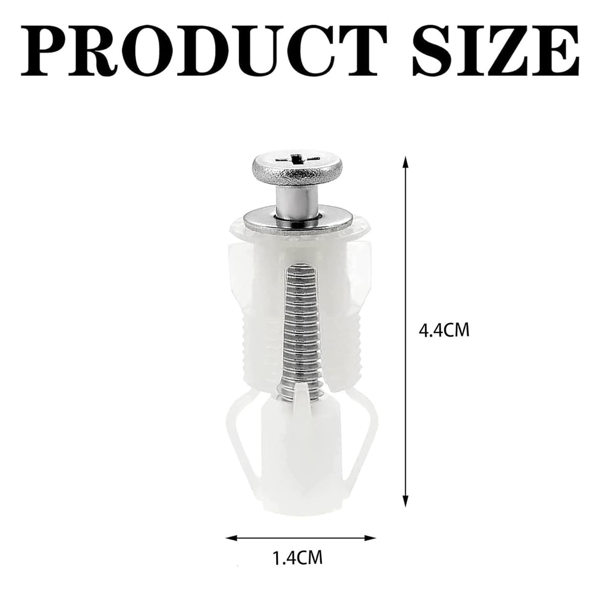 2 Piece Toilet Fixings Toilet Seat Fittings And Fixtures, Stainless Steel Toilet Seat Screws Top Fixing Toilet Seat