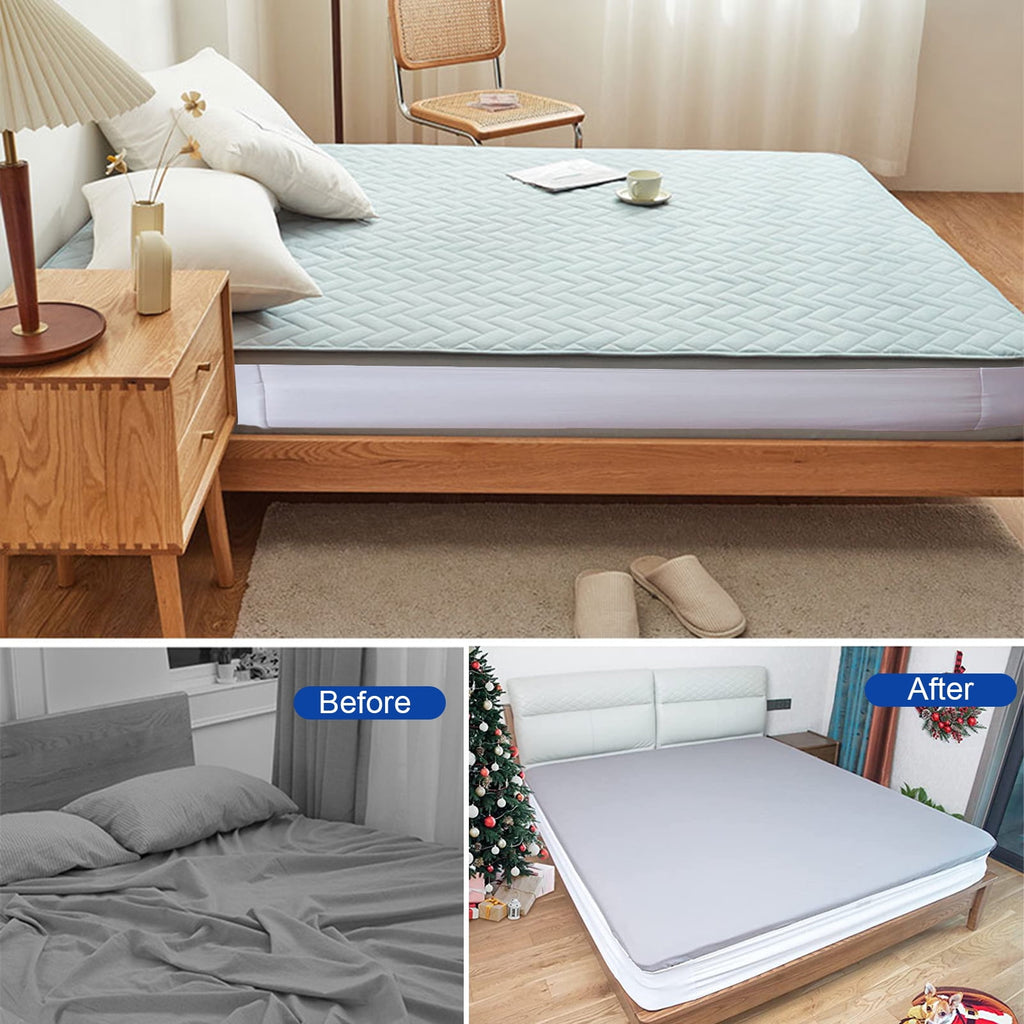 Bed Sheet Holder Elastic Non-slip Time Saving Fully-encased Design Sheet Fixing 360 Degree Surround Sheet Fastening