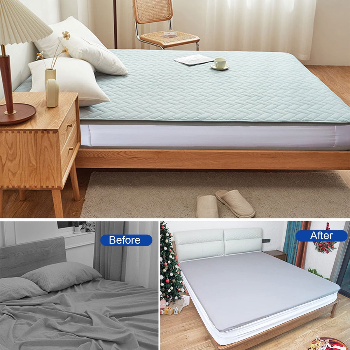 Bed Sheet Holder Elastic Non-slip Time Saving Fully-encased Design Sheet Fixing 360 Degree Surround Sheet Fastening