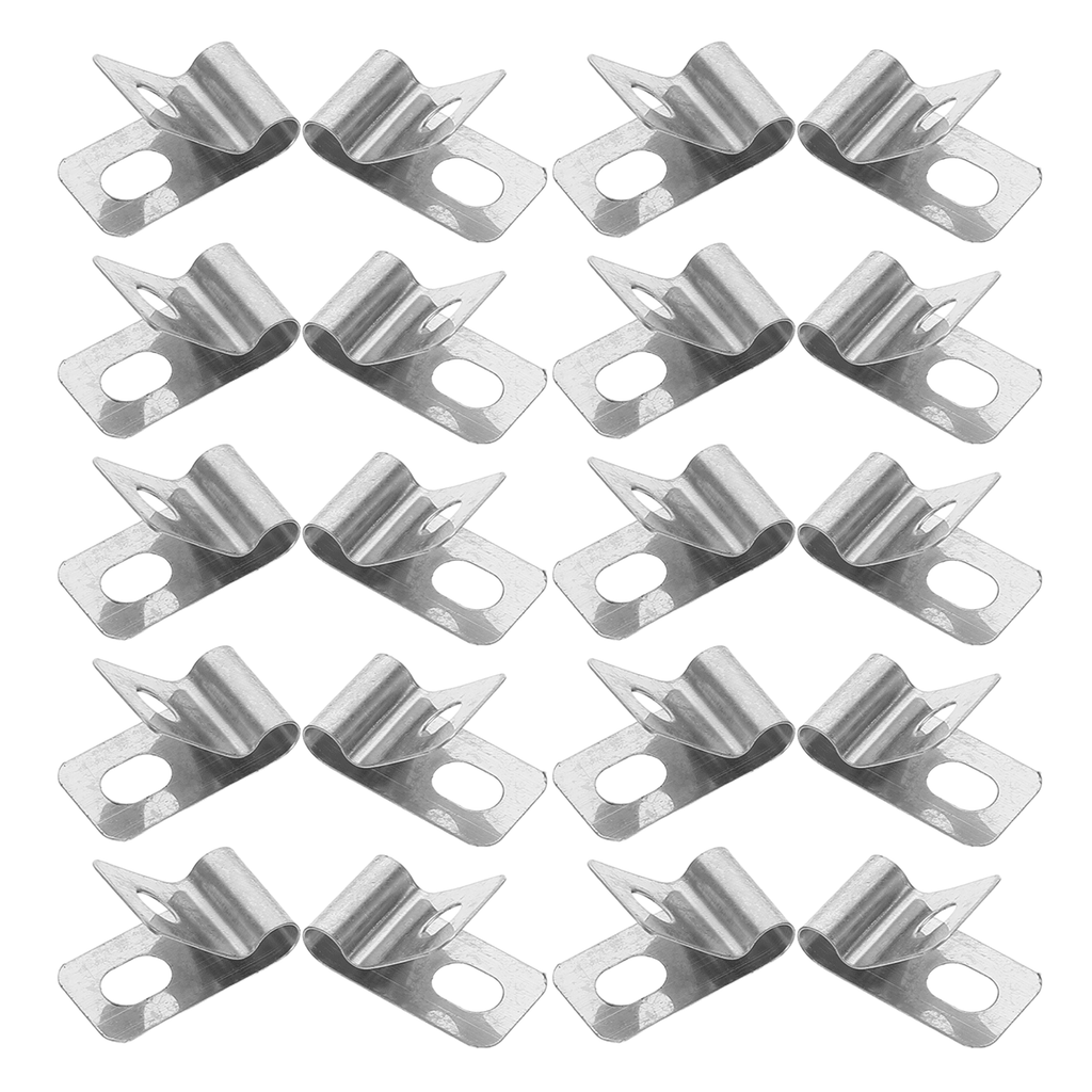 100 Piece Stainless Steel Metal Wire Fence Clips for Quick and Easy Installation Fixing Accessories