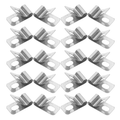 100 Piece Stainless Steel Metal Wire Fence Clips for Quick and Easy Installation Fixing Accessories