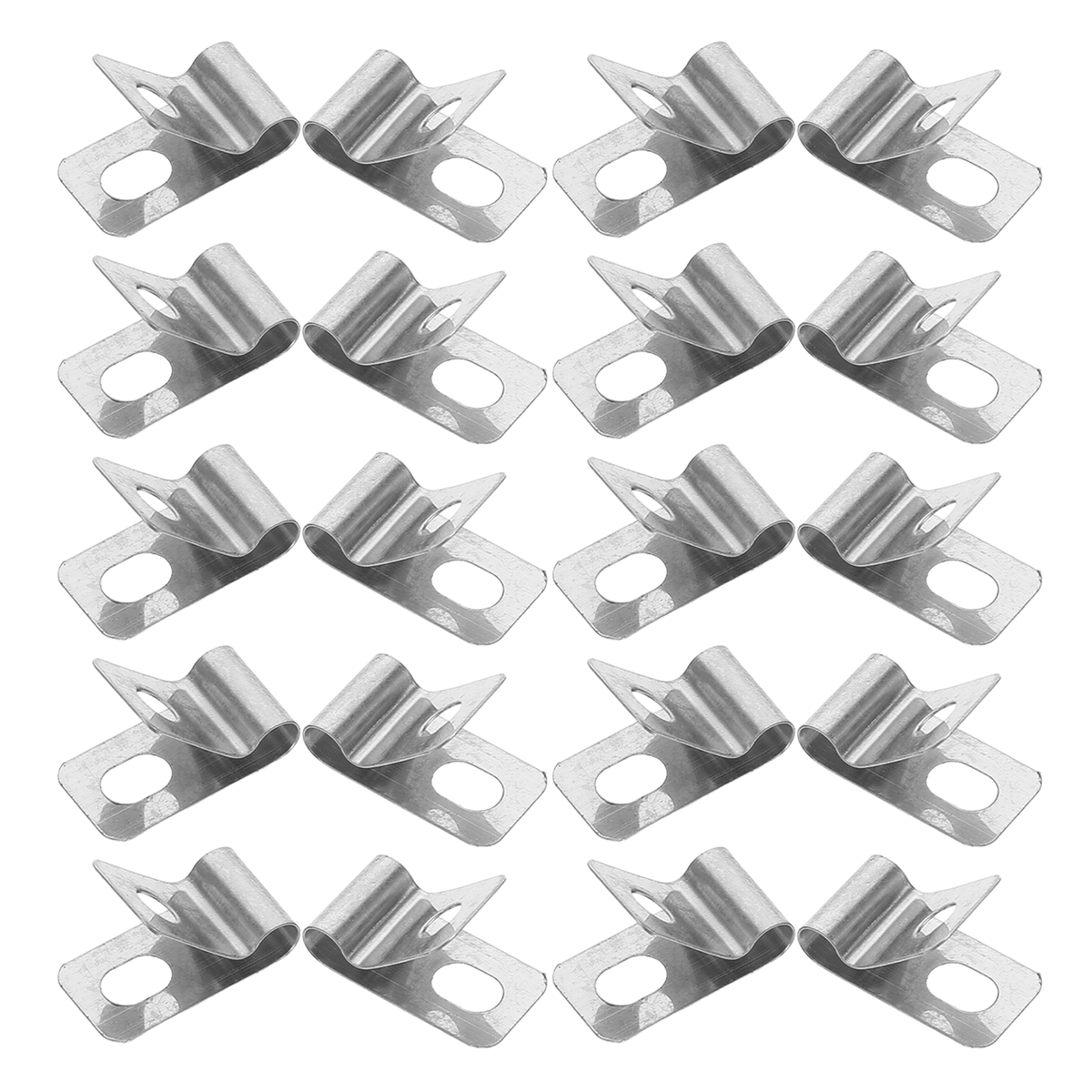 100 Piece Stainless Steel Metal Wire Fence Clips for Quick and Easy Installation Fixing Accessories