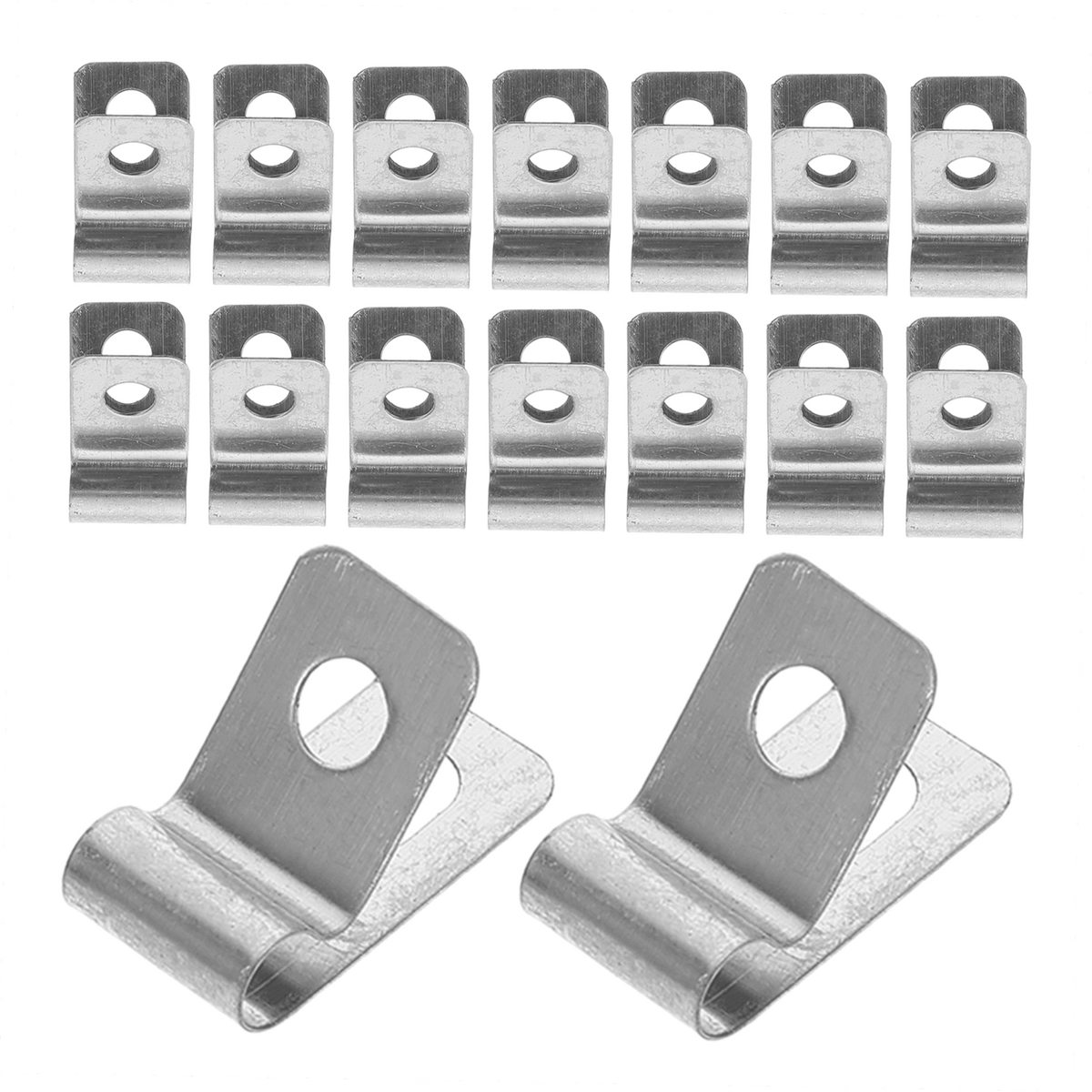 100 Piece Stainless Steel Metal Wire Fence Clips for Quick and Easy Installation Fixing Accessories