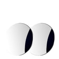 2-inch fixed circular glass blind spot rearview mirror 2-piece set | The ultimate rearview mirror for all cars
