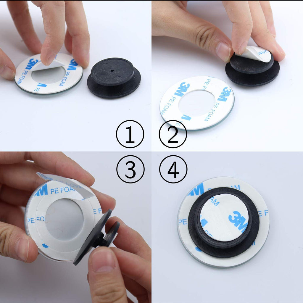 2-inch fixed circular glass blind spot rearview mirror 2-piece set | The ultimate rearview mirror for all cars
