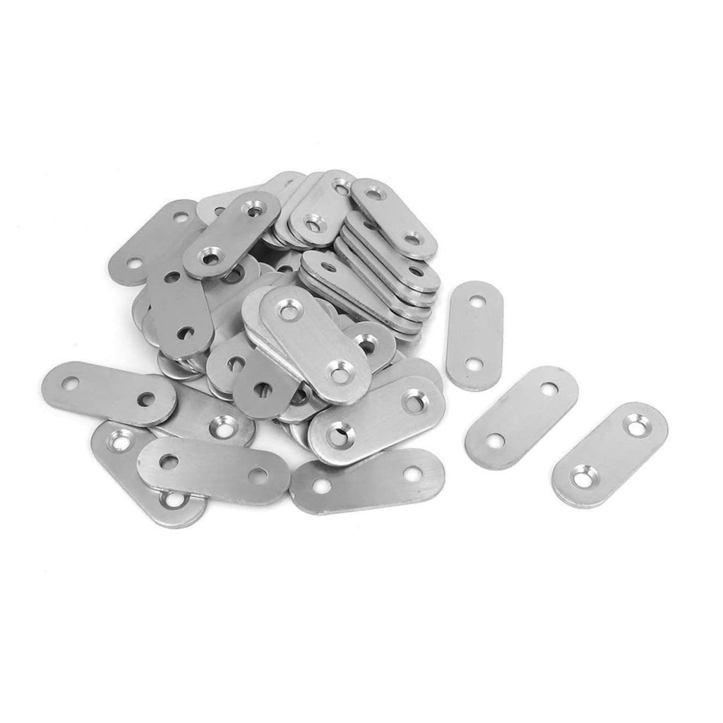 20 Piece Mending Plate Joining Plate Brass Mending Plate Fixing Plate T Mending Plate Steel Mending Plate Stainless