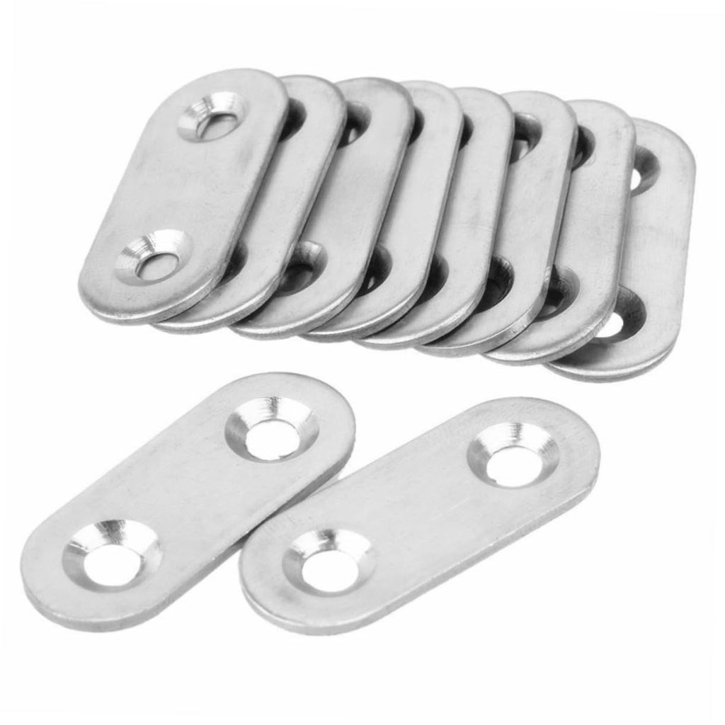 20 Piece Mending Plate Joining Plate Brass Mending Plate Fixing Plate T Mending Plate Steel Mending Plate Stainless