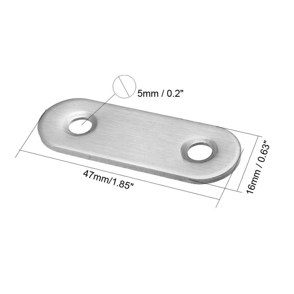 20 Piece Mending Plate Joining Plate Brass Mending Plate Fixing Plate T Mending Plate Steel Mending Plate Stainless
