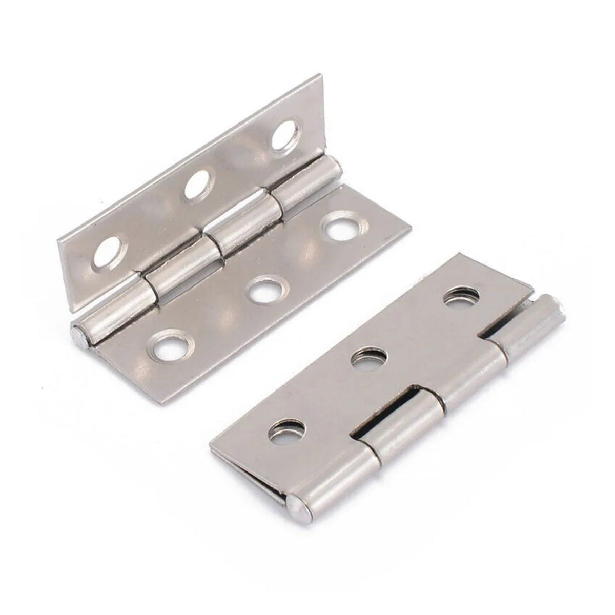 10 Piece Cabinet Hinge Repair Plate Kit Kitchen Cabinet Door Hinge Mounting Plate with Holes Flat Fixing Bracket