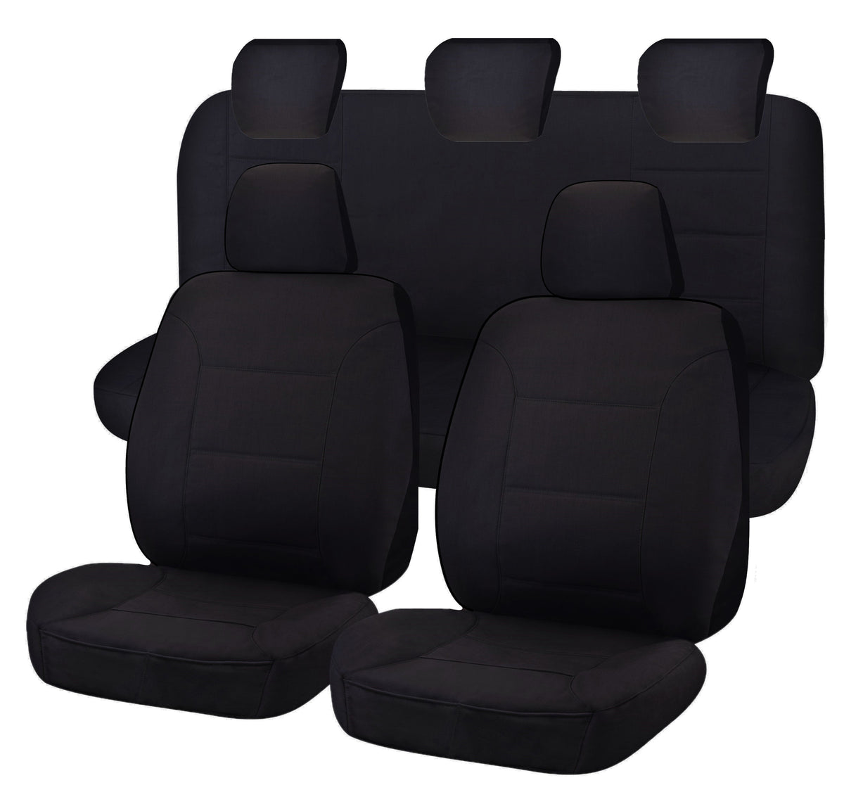 Mazda BT-50 Dual Cab Seat Covers – UR 09/2015 – 06/2020 BLACK CHALLENGER