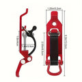 8 Piece Fixed Hanging Latch Red