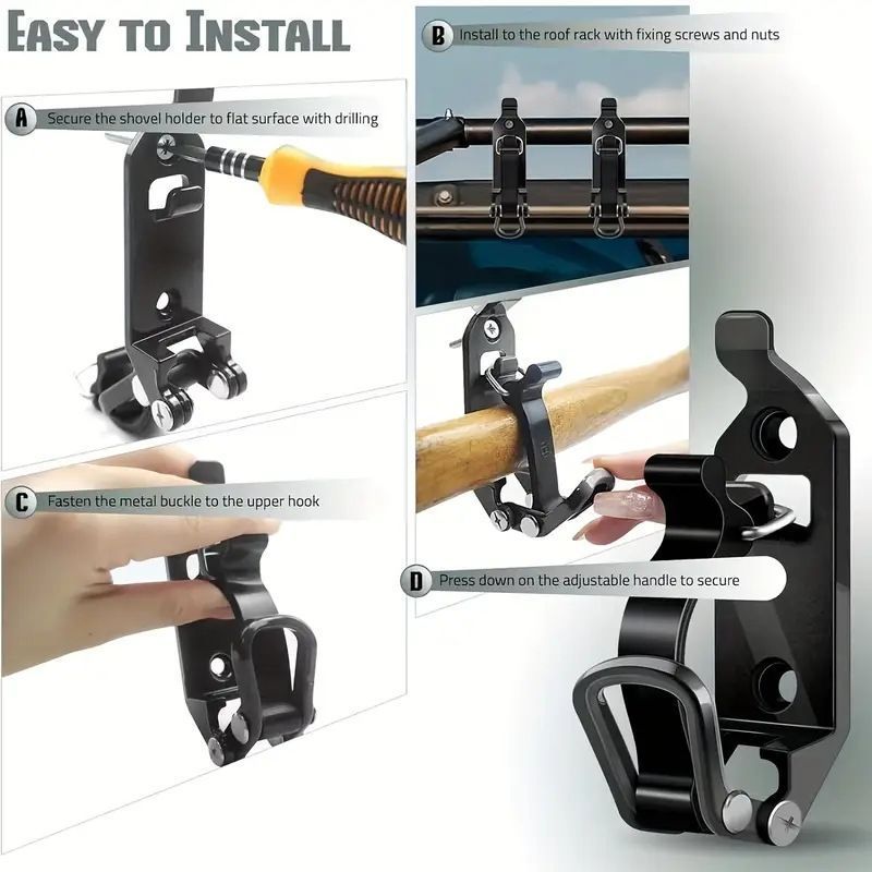 8 Piece Fixed Hanging Latch Orange