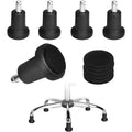 5 Piece Replacement Casters of Chair Desk Fixes Patins of Desk 2 Pouces of Floor for of Desk Cushion of Foot Fixe for