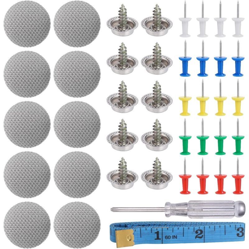 60 Piece Button of Tools of Toit of Car Decoration Mounting Cap a Screws Repair of Toit of Boucle Fixe of Toit of