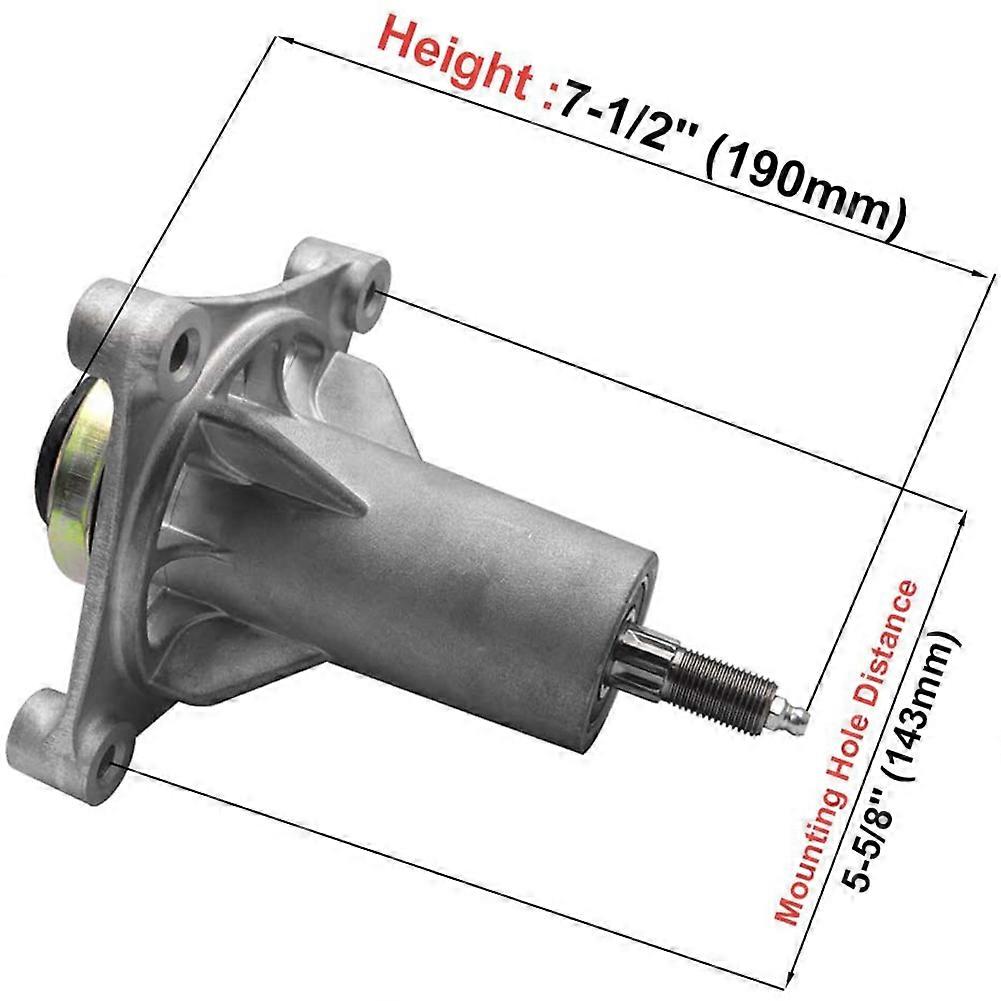 Lawn Mower Spindle Assembly – 42–54in Decks – Replaces 192870
