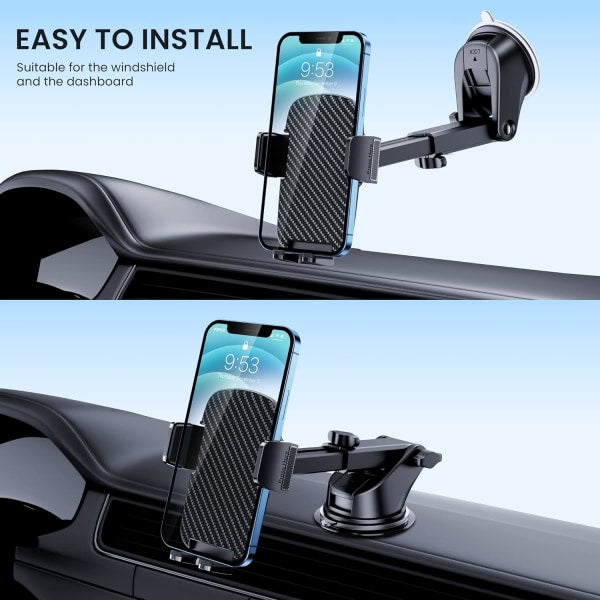 Car Phone Holder [Military Suction] Car Phone Holder 360° Suction Cup Fixed Car Phone Dashboard Portable Car Holder