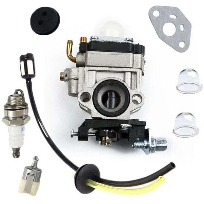 Carburettor for Kawasaki Th23 Th26 Th34 23cc 25cc 26cc Spark Plug Kit Gift from G