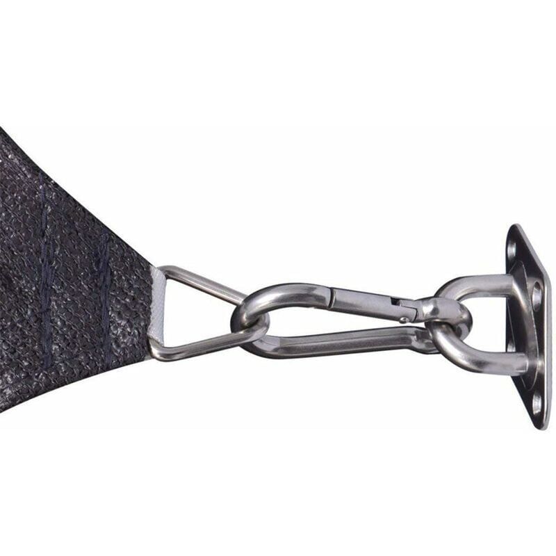 Shade Sail Fixing Kit, Stainless Steel Sun Shade Sail Fixing Kit for Triangle and Square, Rectangle
