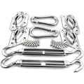 Triangular, Square and Rectangle Shade Sail Fixing Kit 304 Stainless Steel Shade Cloth Fixing Accessories Kit