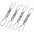 4 Piece Spring Loop Tension Blind Fixing, Shade Sail Fixings Accessories in Stainless Steel with 4 Helical Springs