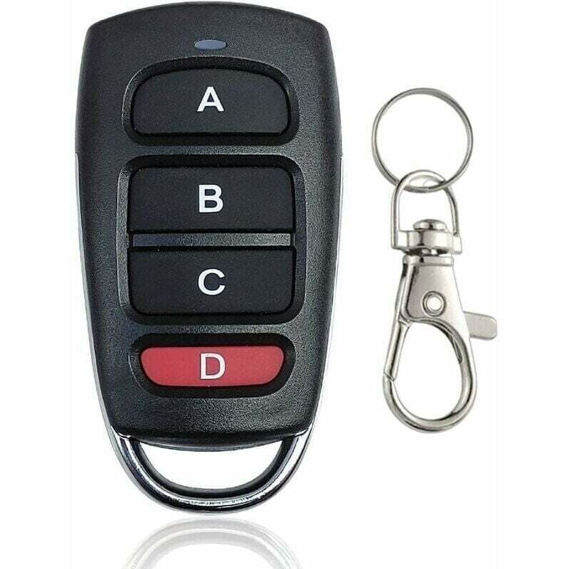 1 Piece Universal Gate Remote Control, Garage Door Remote Control, 433.92 MHz, 4-Button Remote Controls