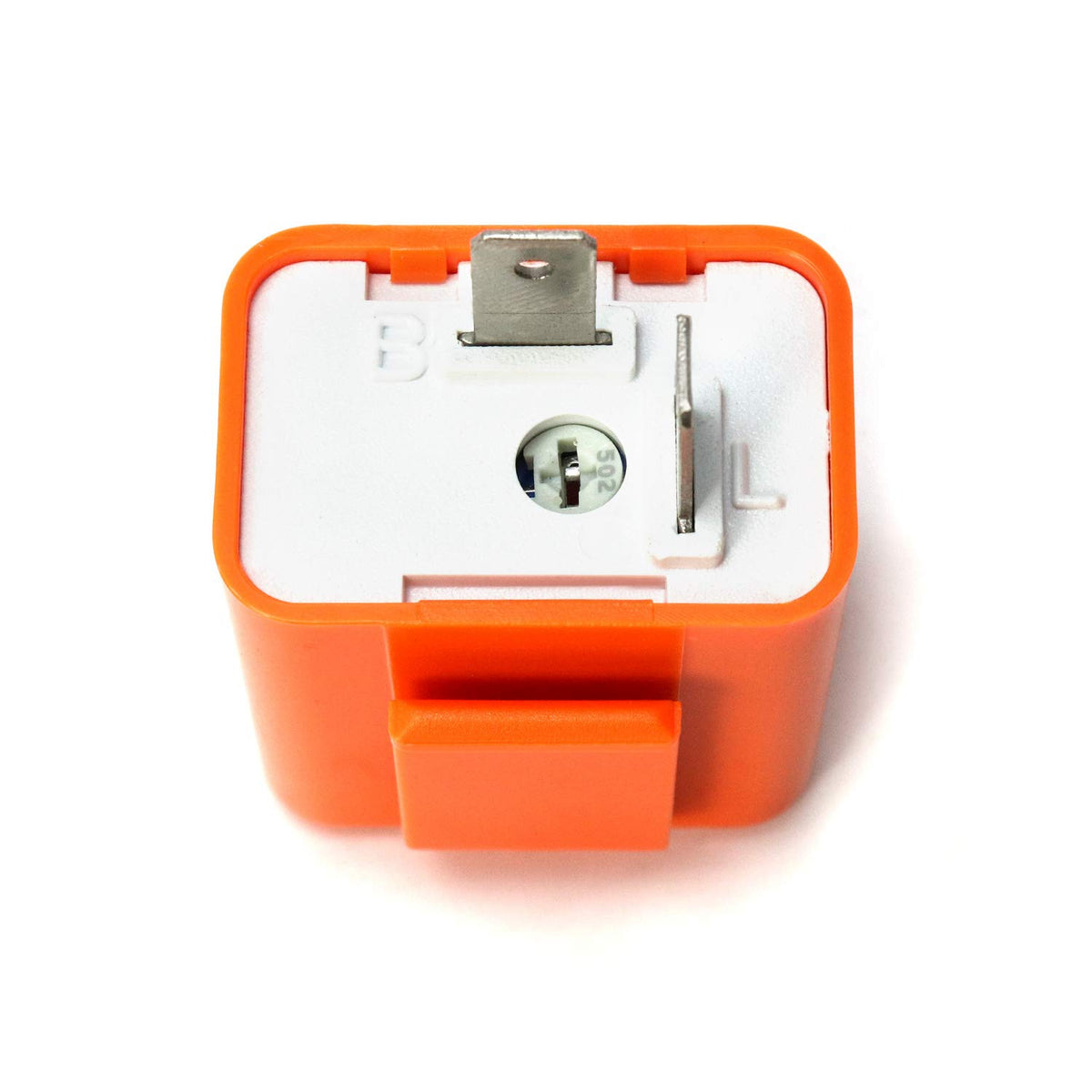 2 Piece 2-Pin Electronic Turn Signal Flasher Relay Fix Motorcycle Turn Signal Hyper Flash