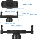 2 Pack Ball Mount Phone Holder Clip 17mm Ball Mount Clip Balls Joint Connector Socket Replacement Rotating Balls Head