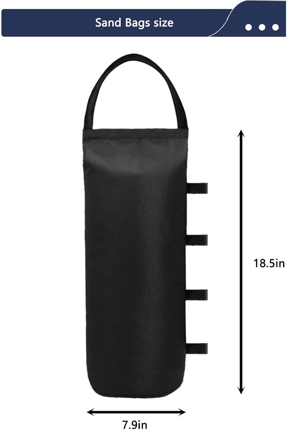 112 LBS Canopy Weights Sand Bags for Canopy Outdoor Advertising Tent Sunshade Fixed Windproof Pop up Tent（No Sand）