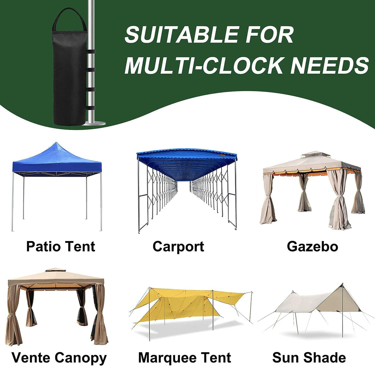 112 LBS Canopy Weights Sand Bags for Canopy Outdoor Advertising Tent Sunshade Fixed Windproof Pop up Tent（No Sand）