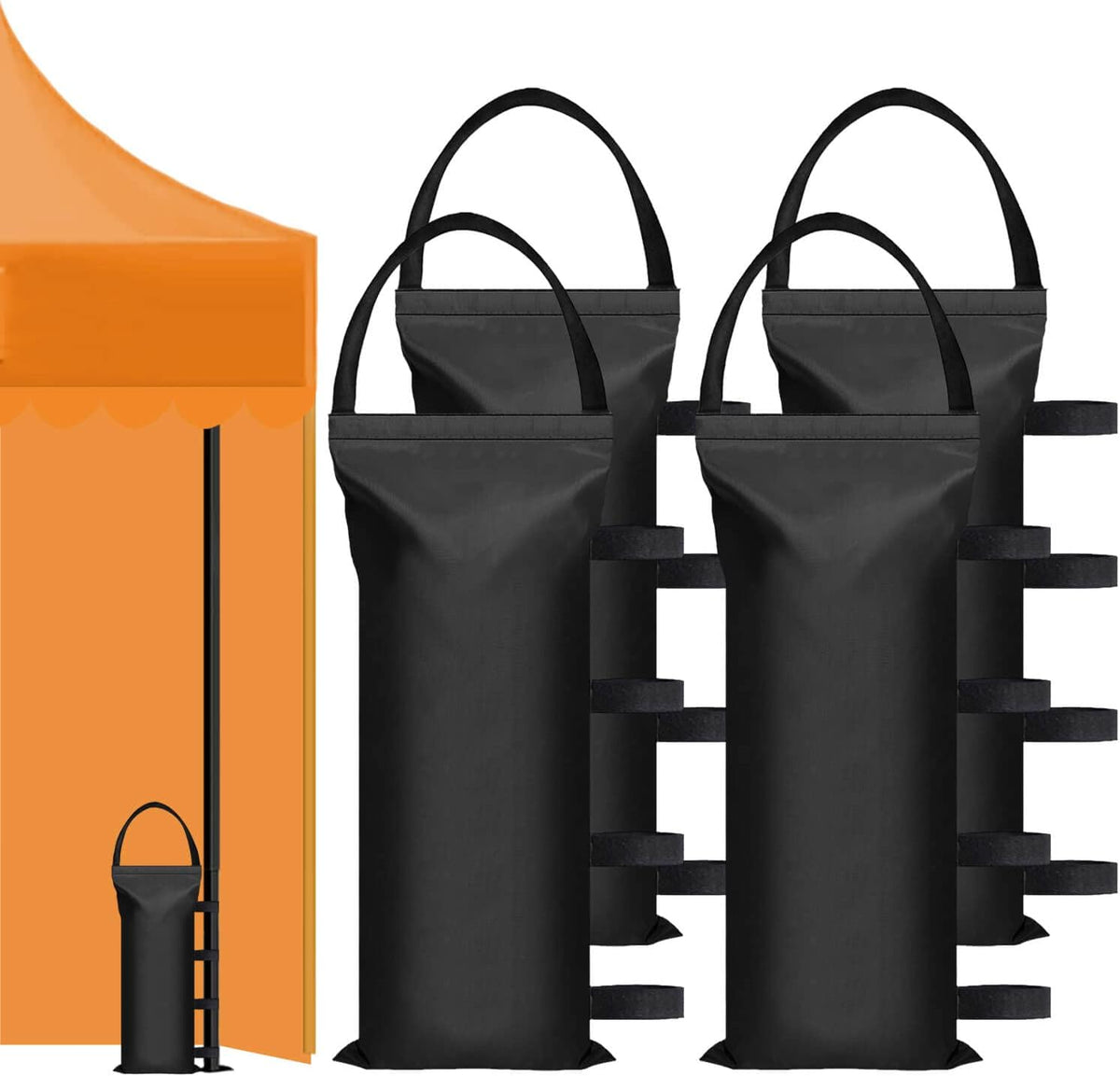 100 LBS Canopy Weights Sand Bags for Canopy Outdoor Advertising Tent Sunshade Fixed Windproof Pop up Canopy Tent（No