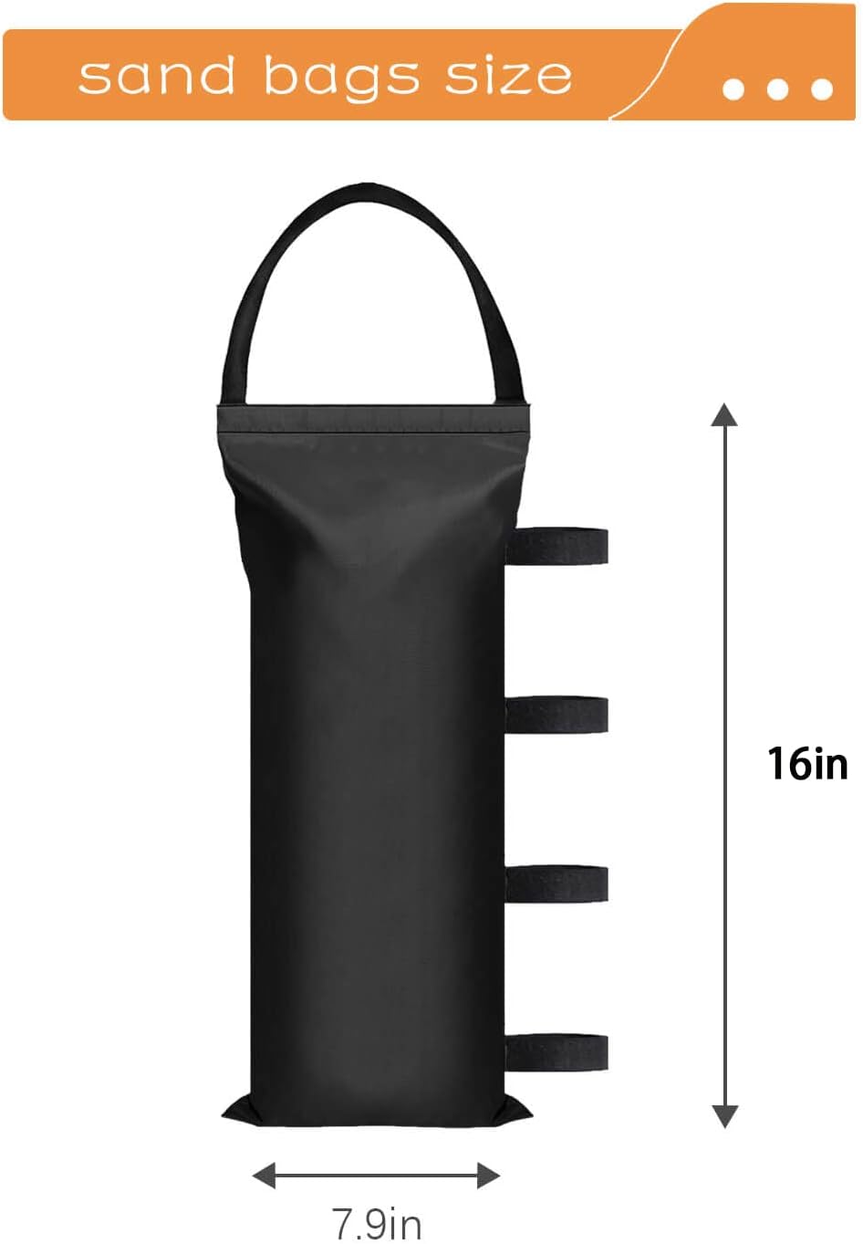 100 LBS Canopy Weights Sand Bags for Canopy Outdoor Advertising Tent Sunshade Fixed Windproof Pop up Canopy Tent（No